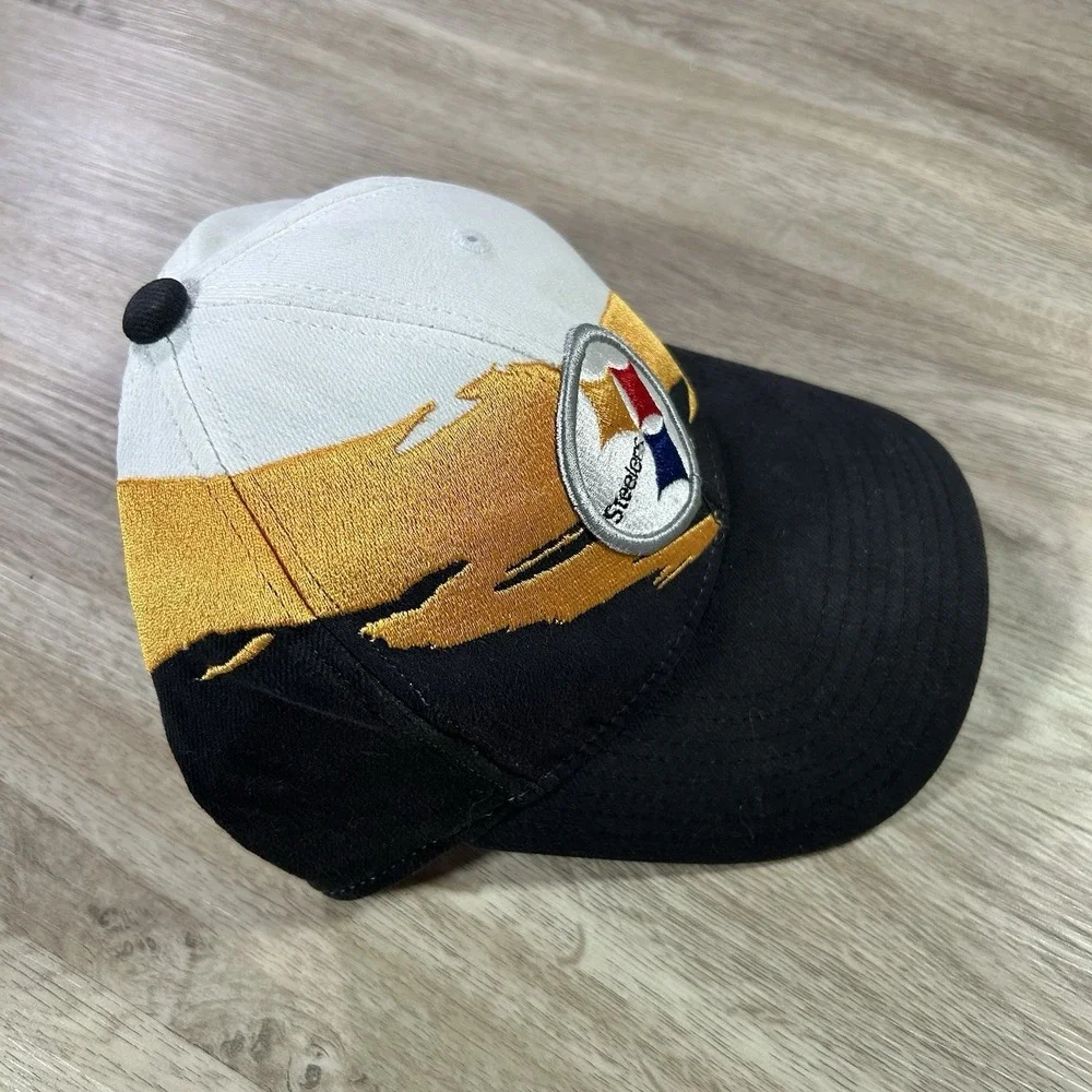 Reebok Pittsburgh Steelers Splash Fitted Hat Small/Medium NFL Football Cap